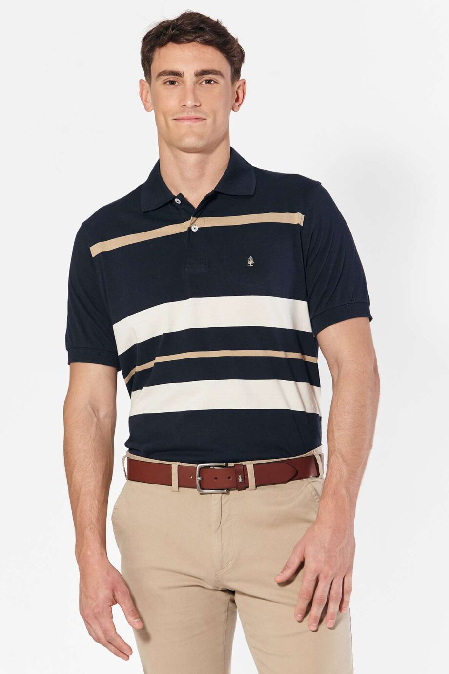 Polo rayada de jersey