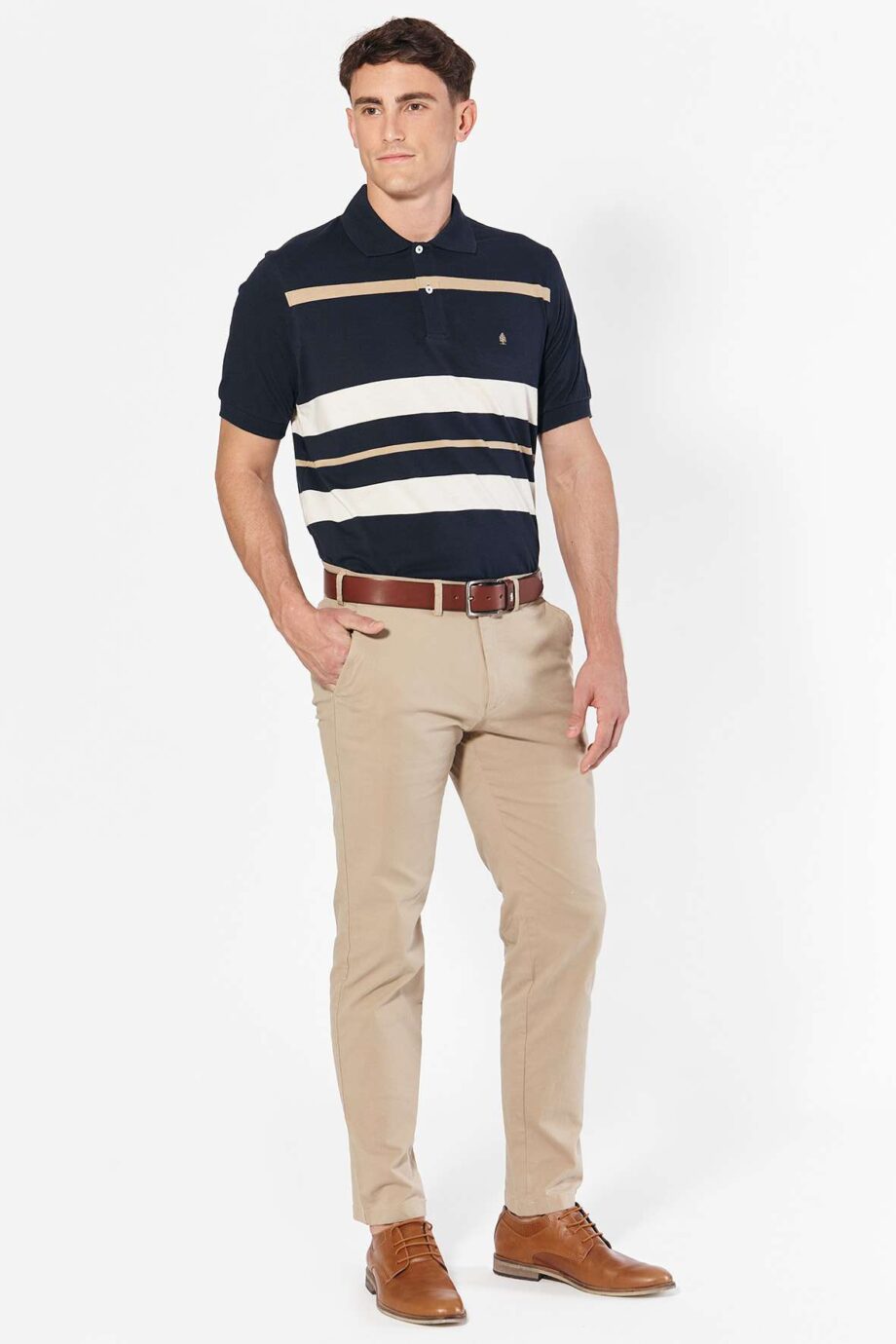 Polo rayada de jersey