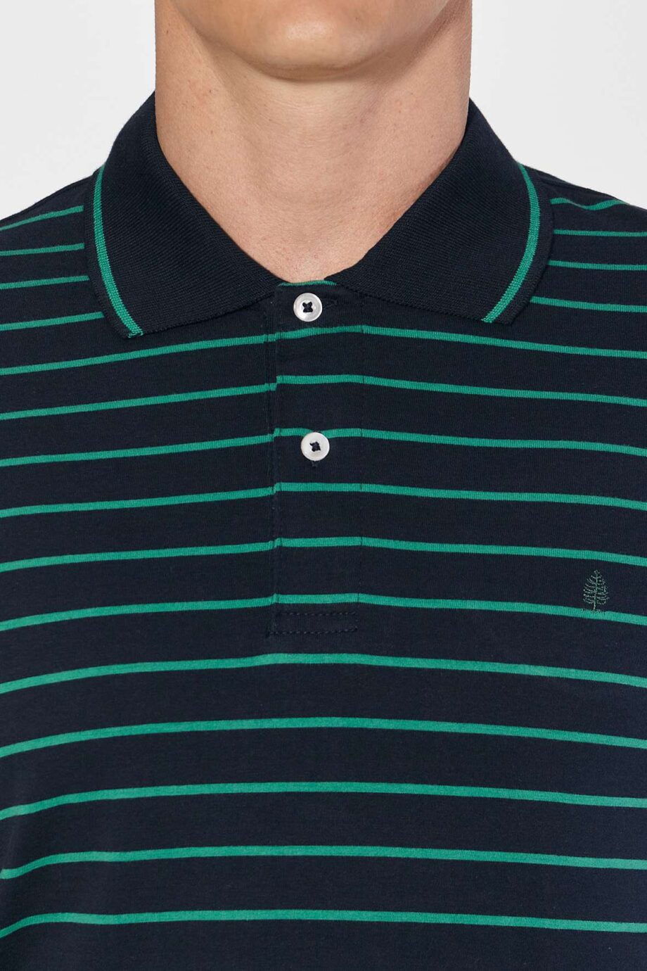 Polo rayada de jersey
