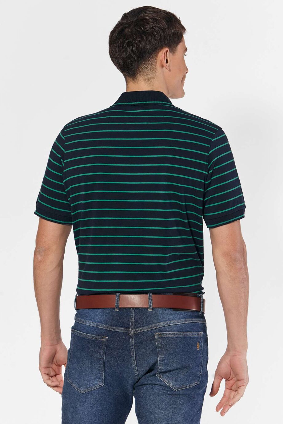 Polo rayada de jersey
