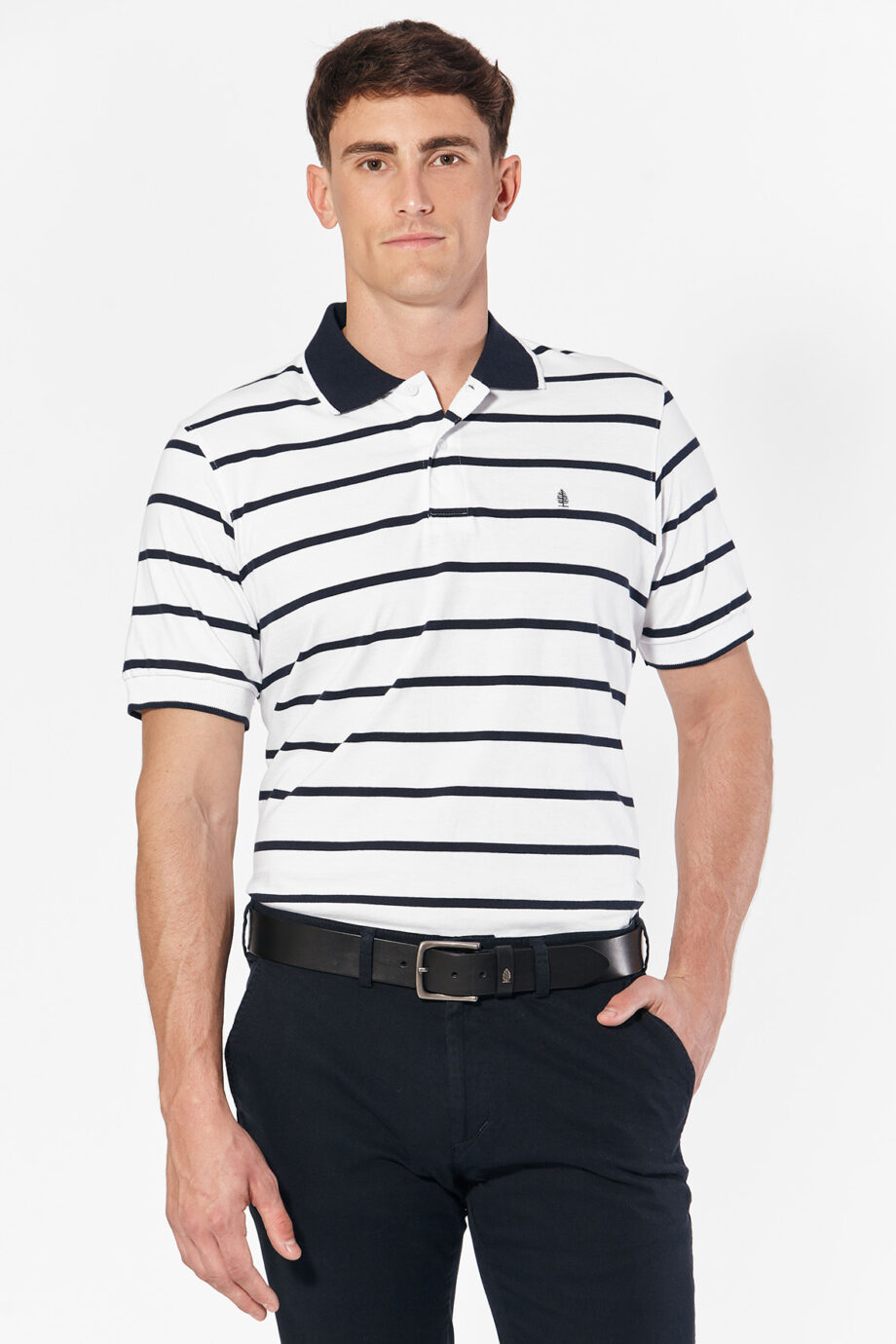 Polo rayada de jersey