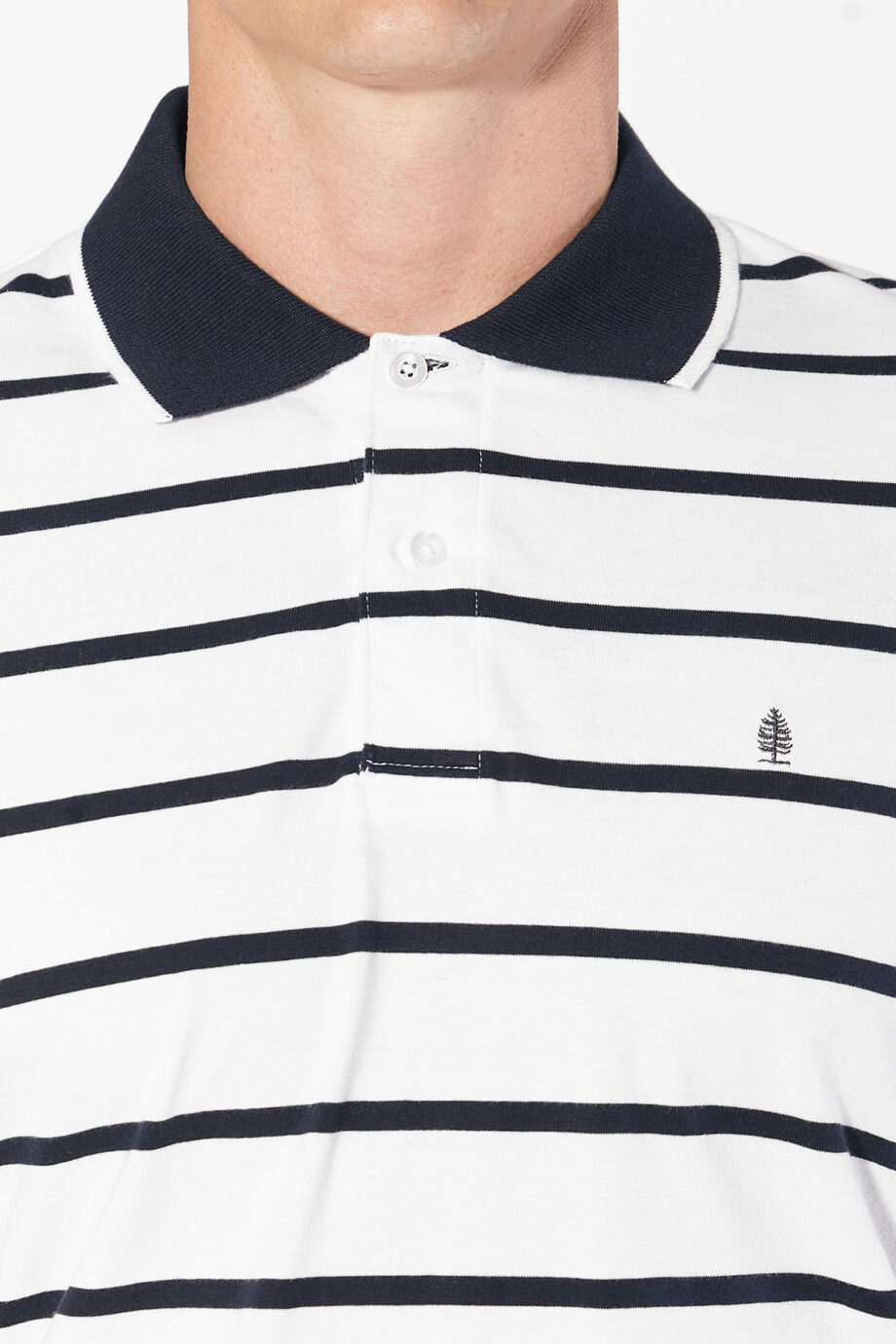 Polo rayada de jersey