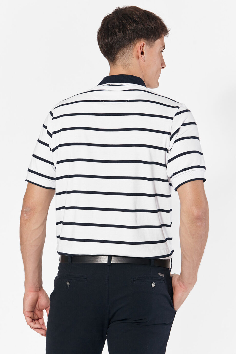 Polo rayada de jersey