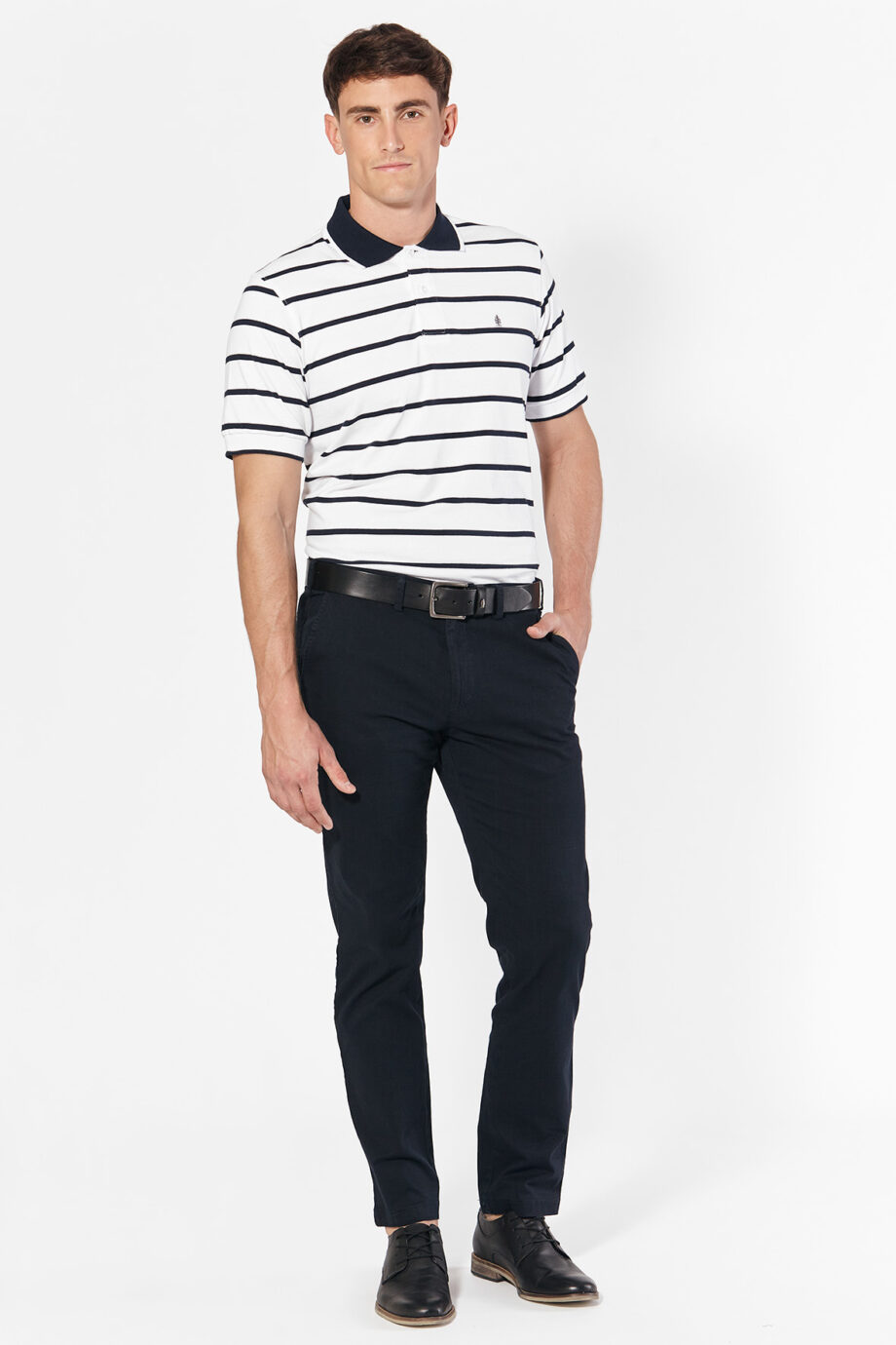 Polo rayada de jersey