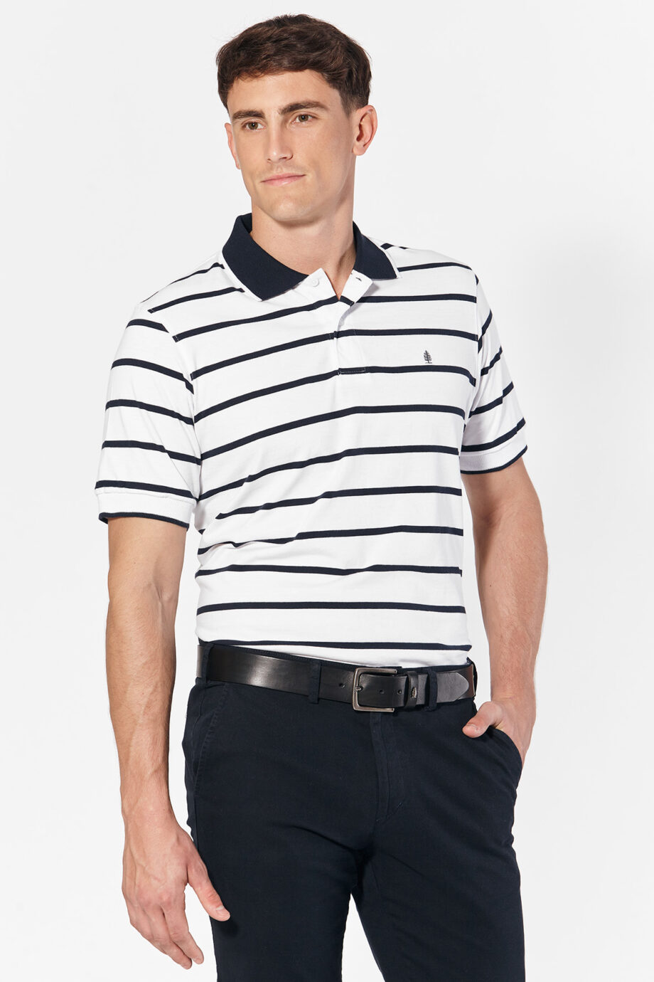 Polo rayada de jersey