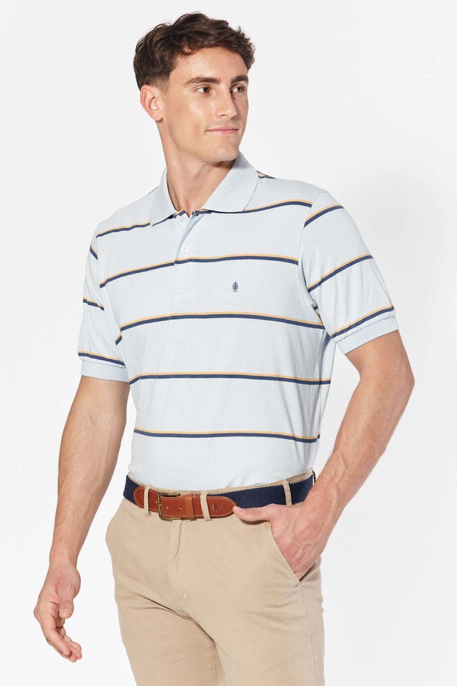 Polo rayada de jersey