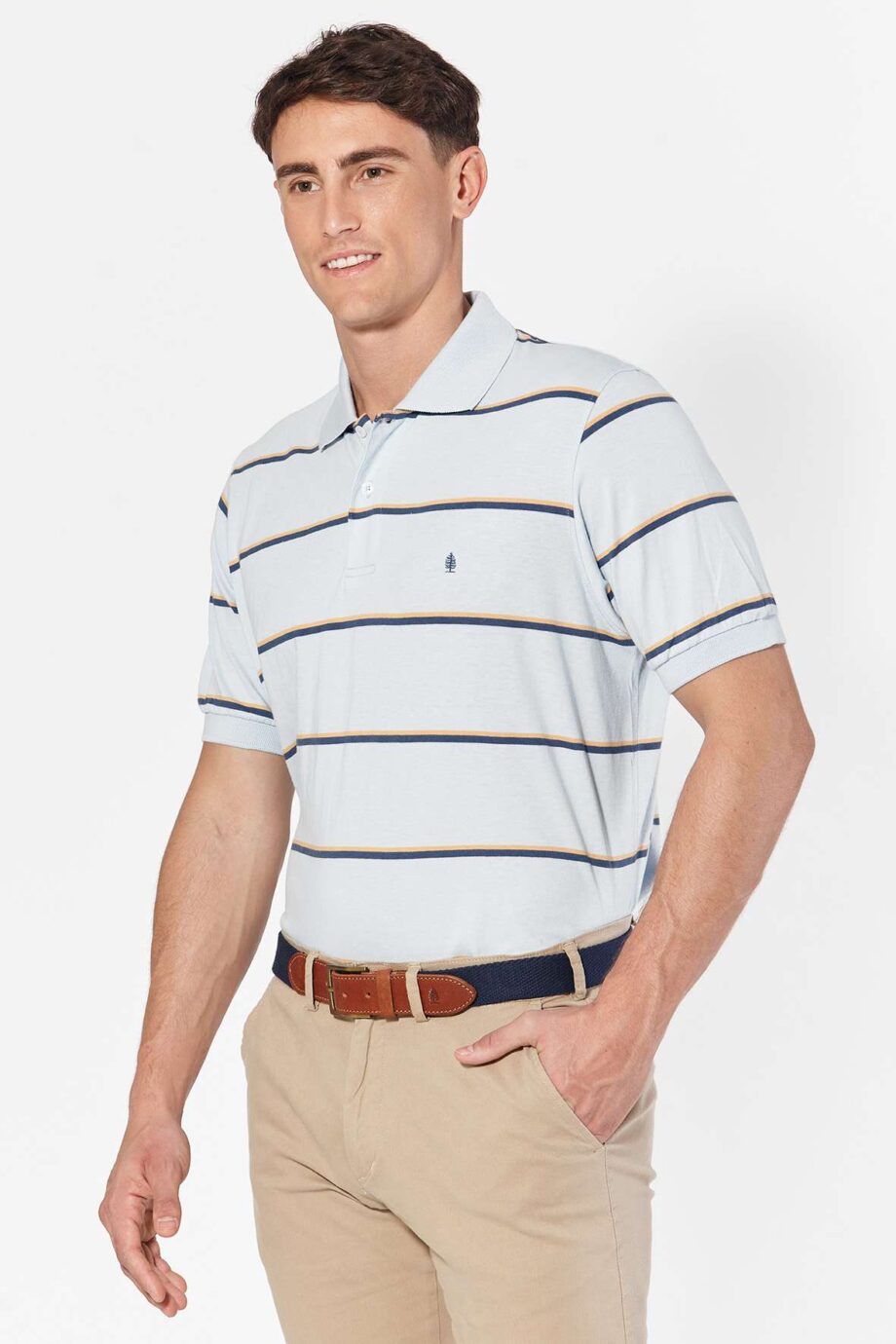 Polo rayada de jersey