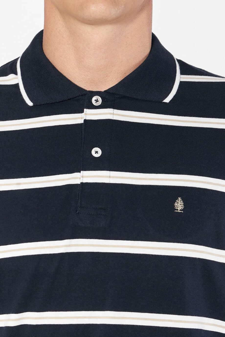 Polo rayada de jersey