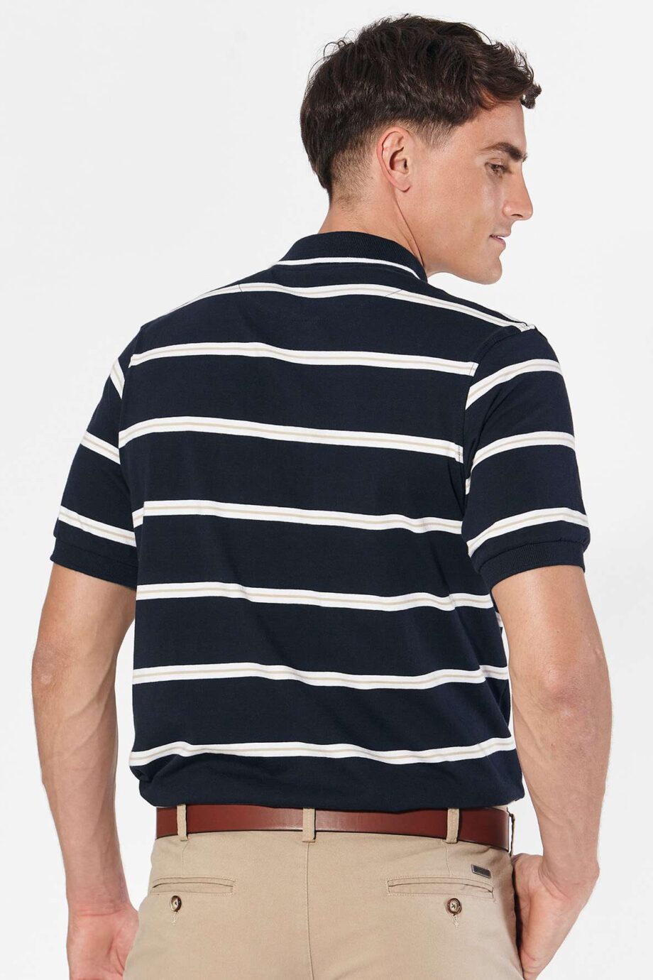 Polo rayada de jersey