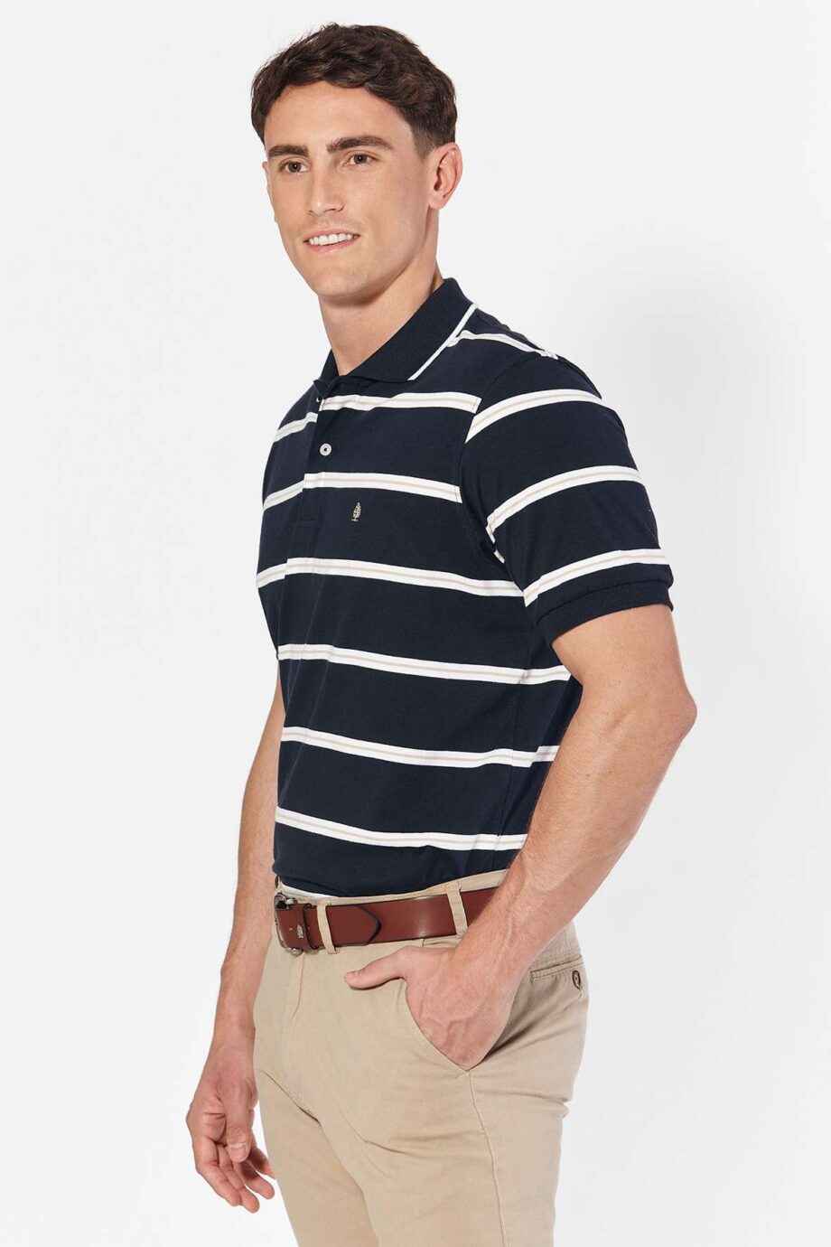 Polo rayada de jersey