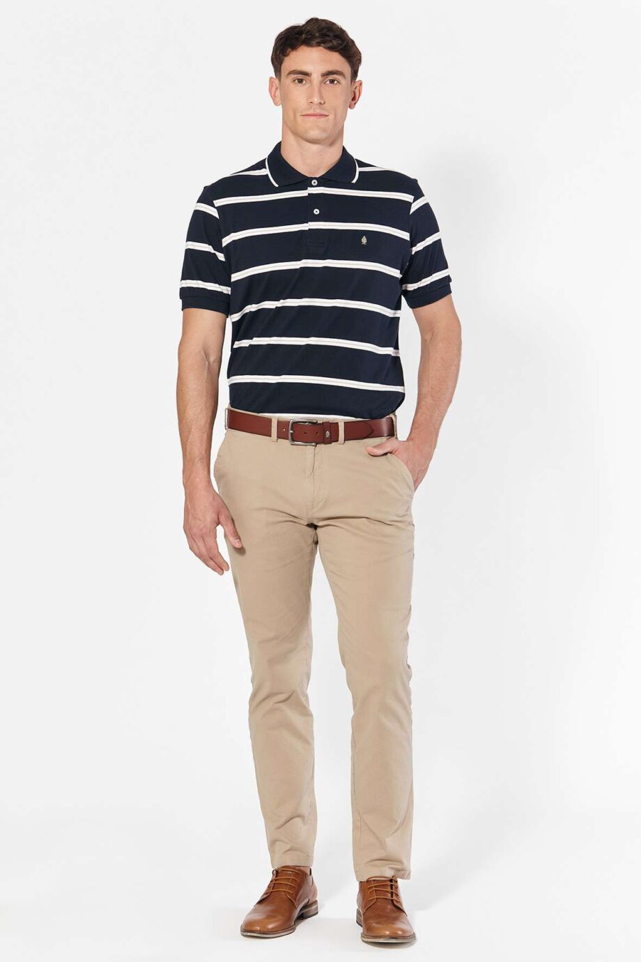 Polo rayada de jersey