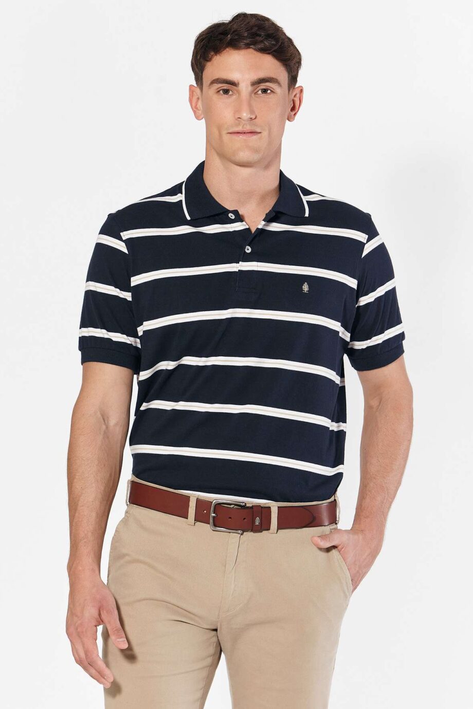 Polo rayada de jersey