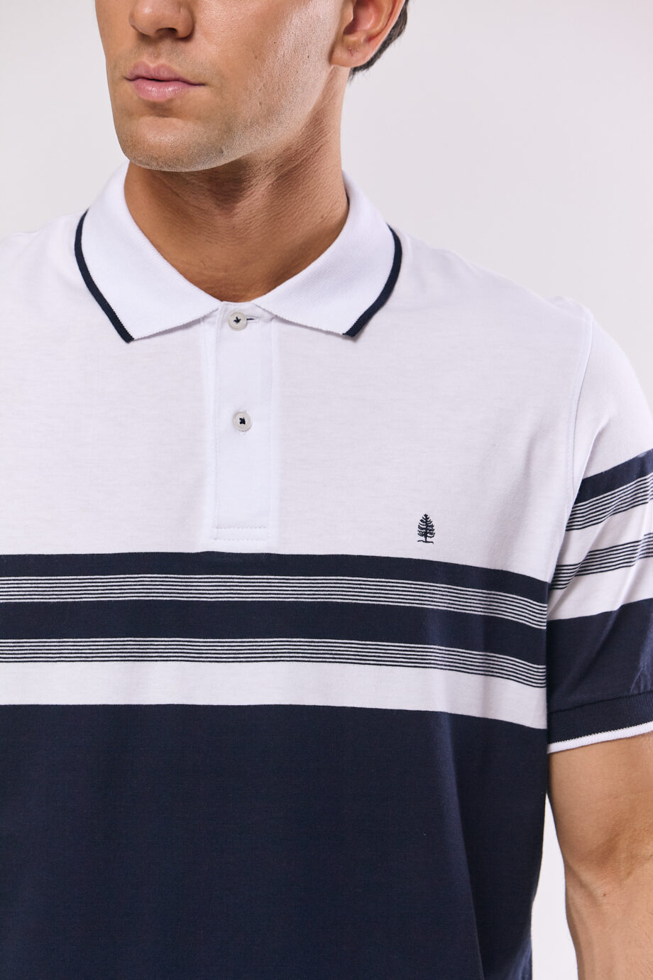 Polo rayada de jersey