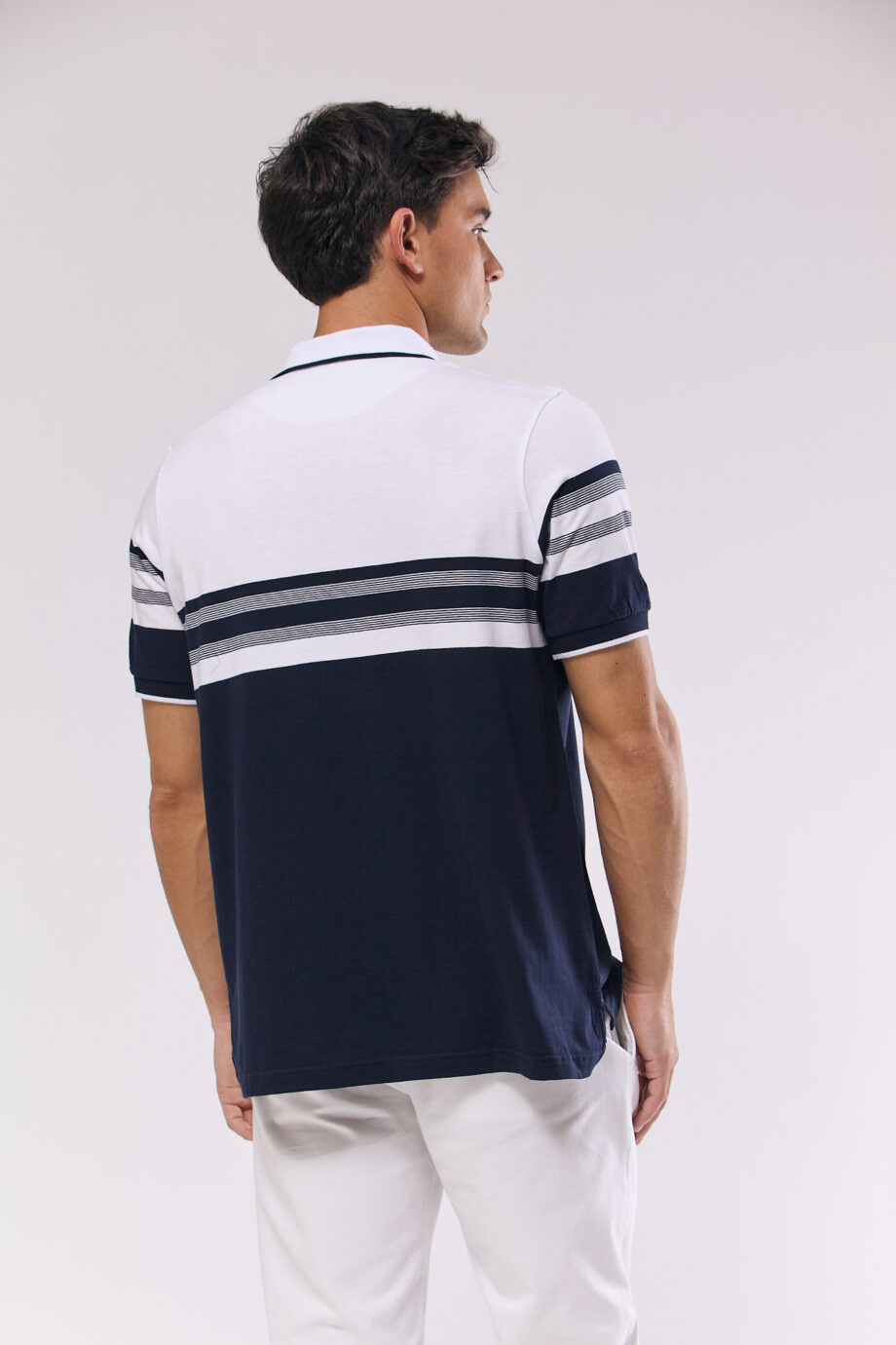Polo rayada de jersey