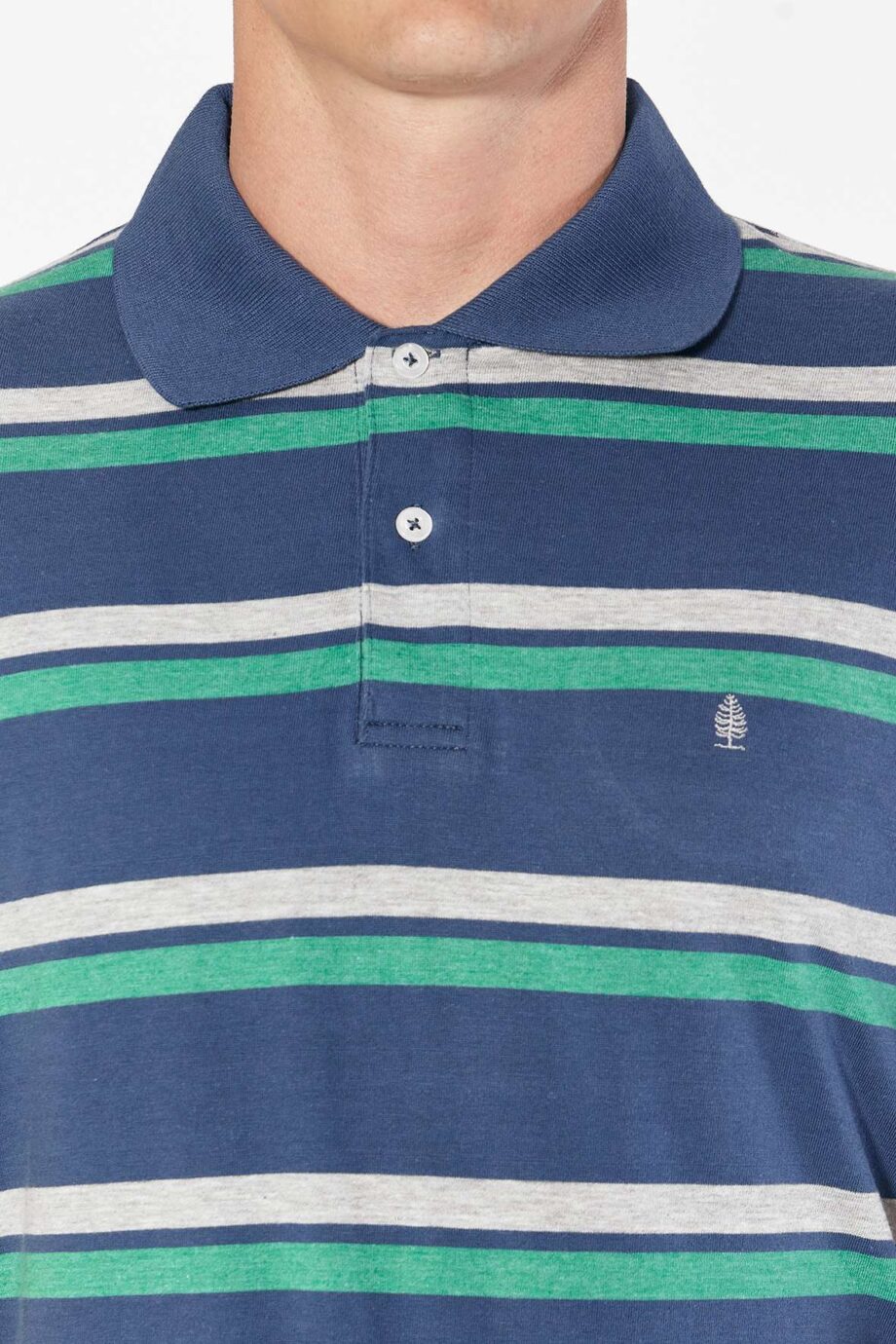 Polo rayada de jersey
