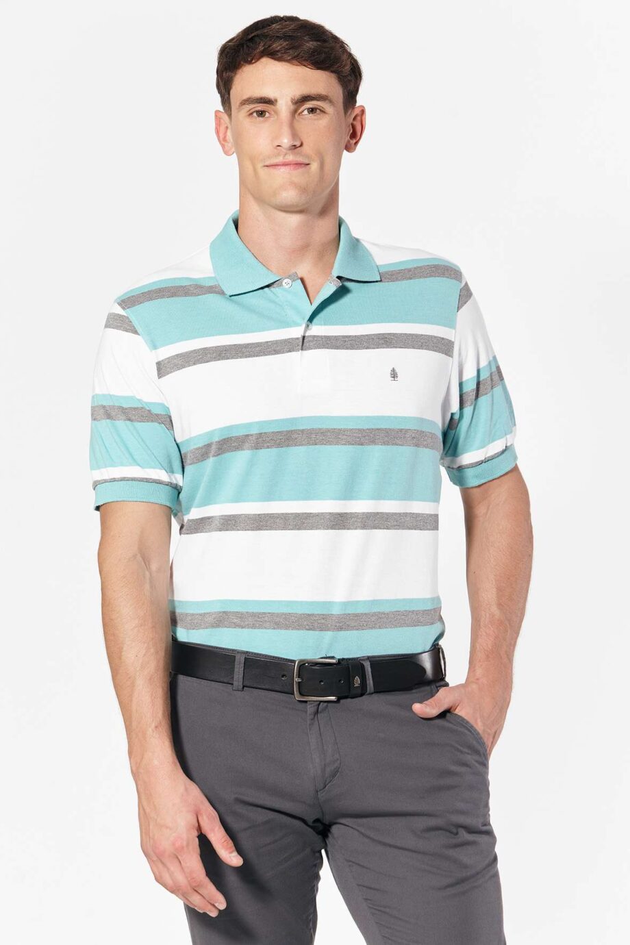 Polo rayada de jersey