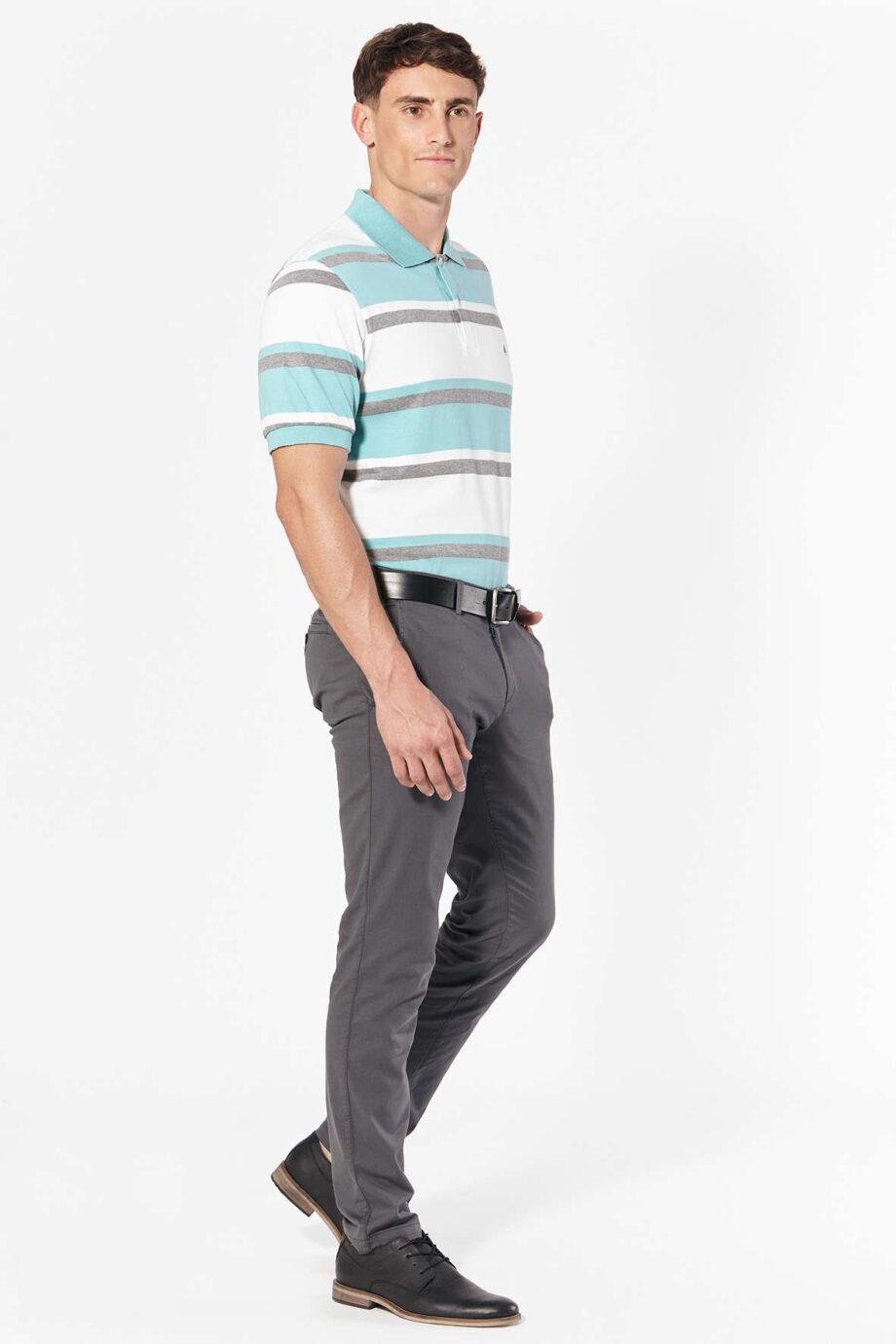 Polo rayada de jersey