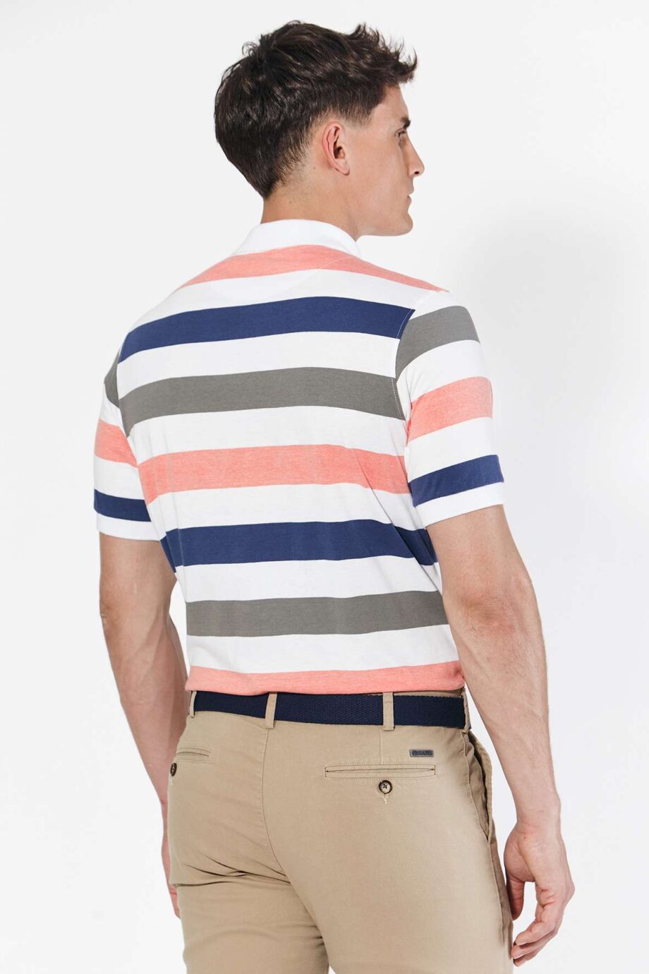 Polo rayada de jersey