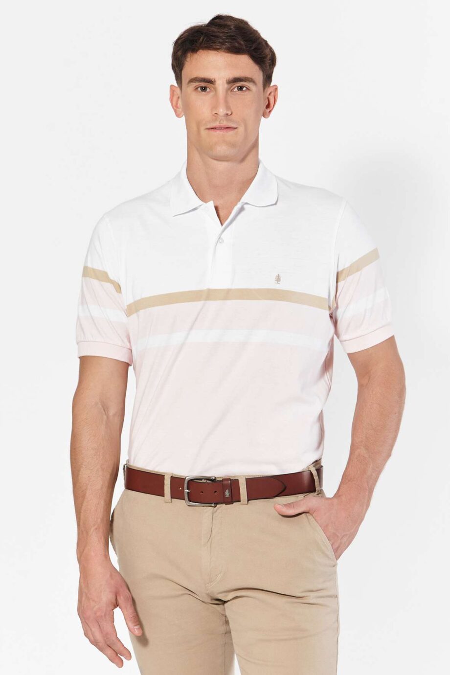 Polo rayada de jersey