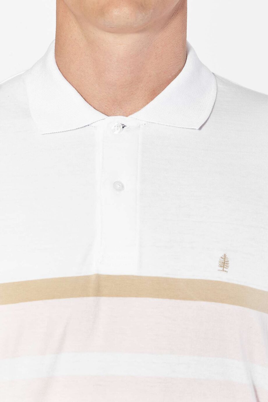 Polo rayada de jersey