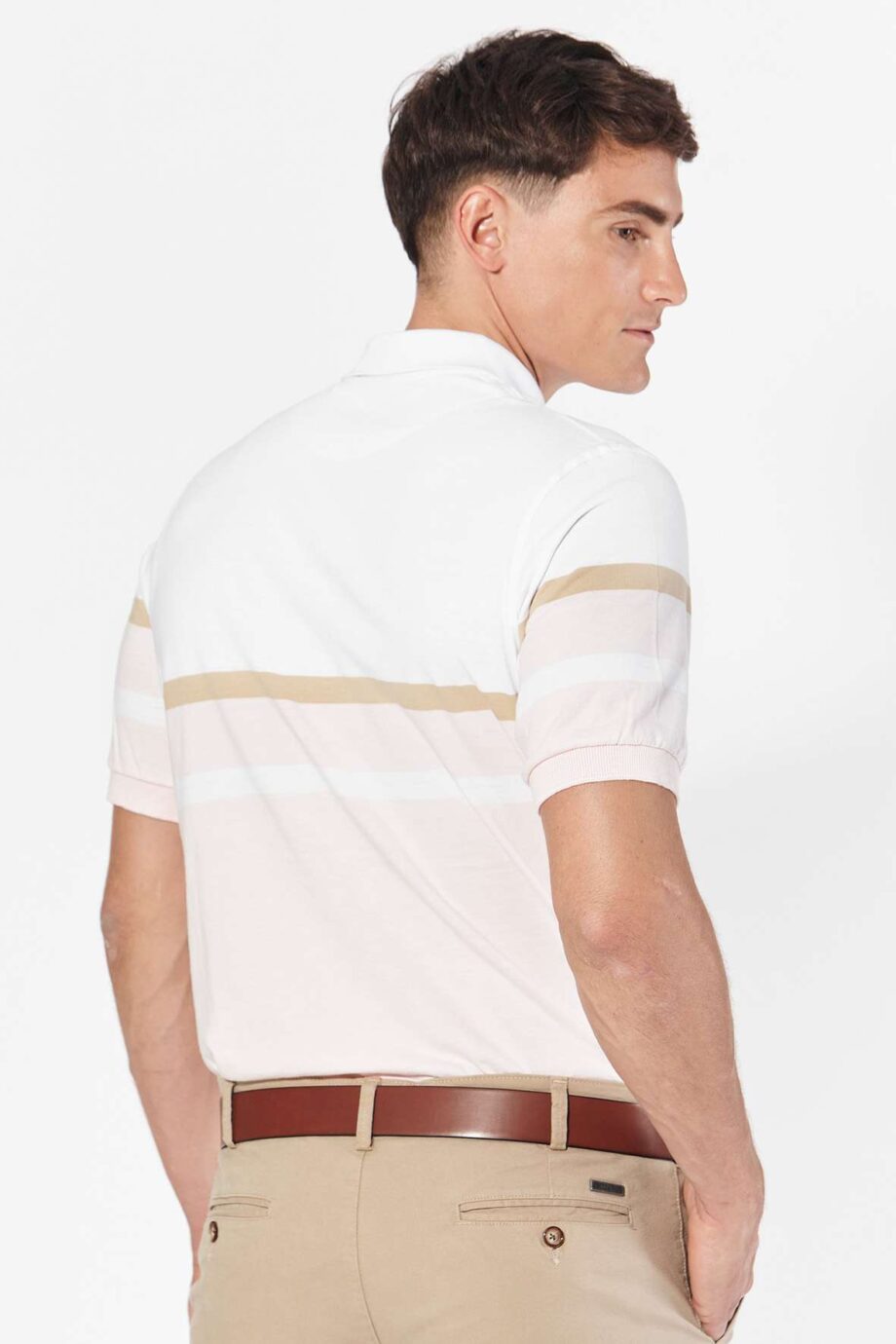 Polo rayada de jersey