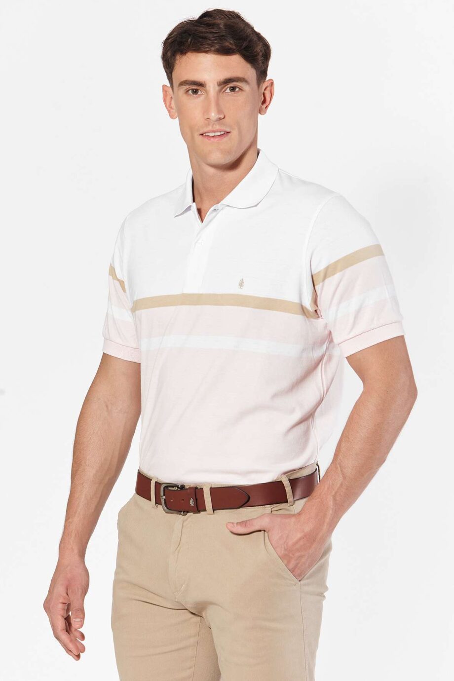 Polo rayada de jersey