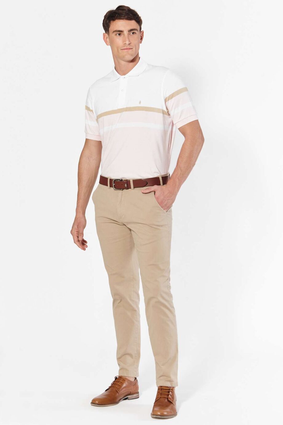 Polo rayada de jersey