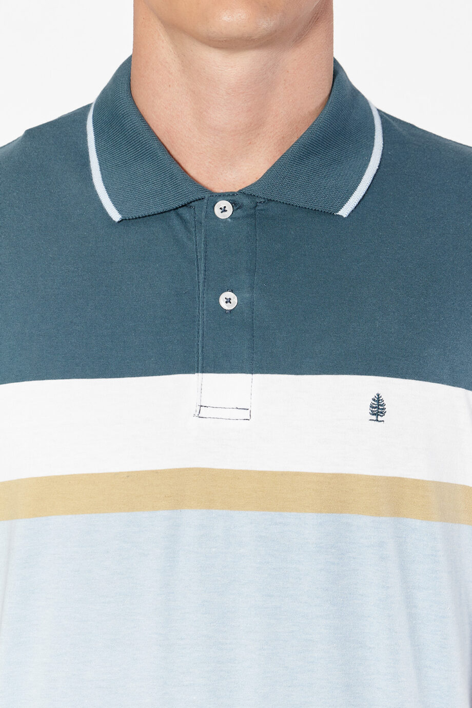 Polo rayada de jersey