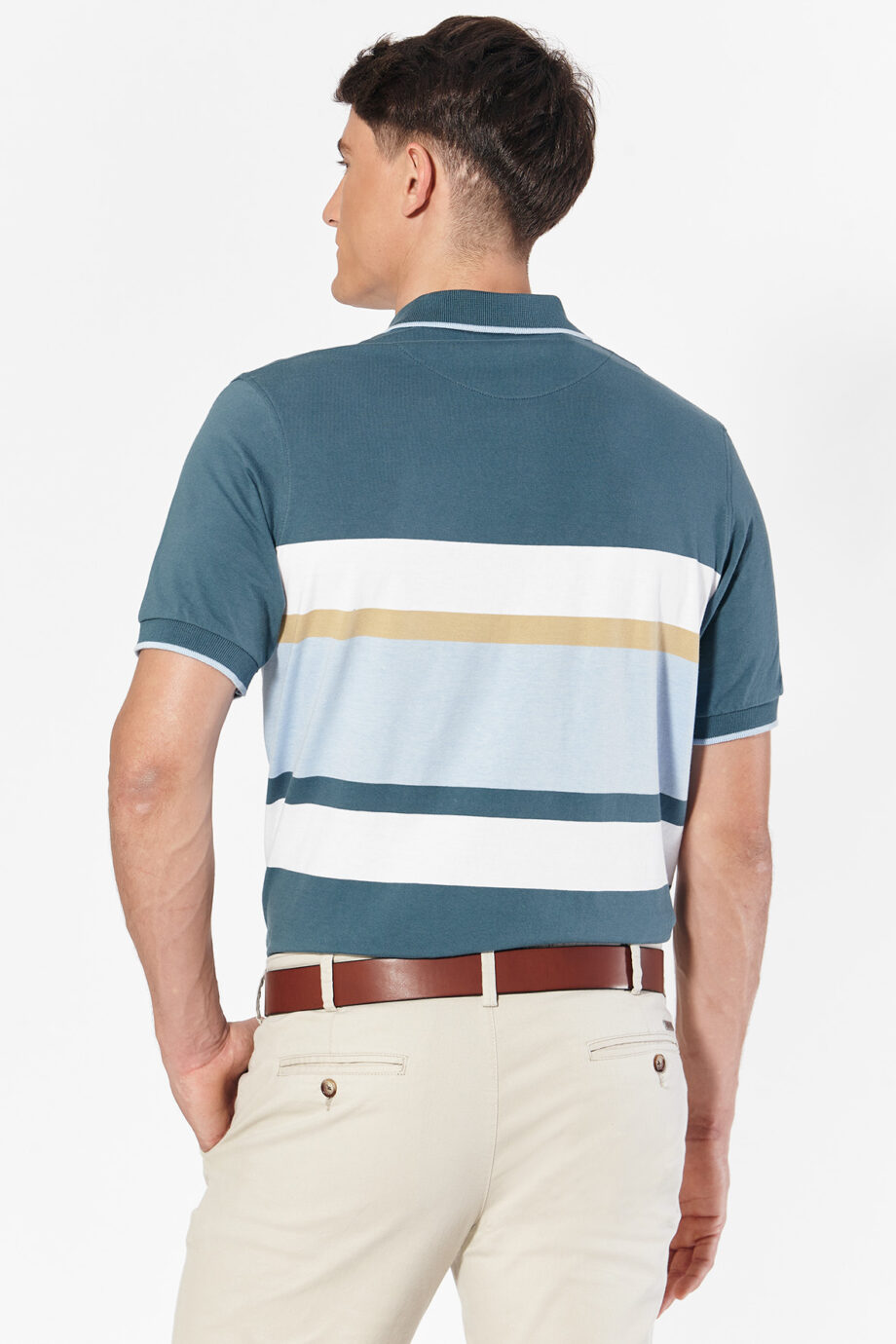 Polo rayada de jersey