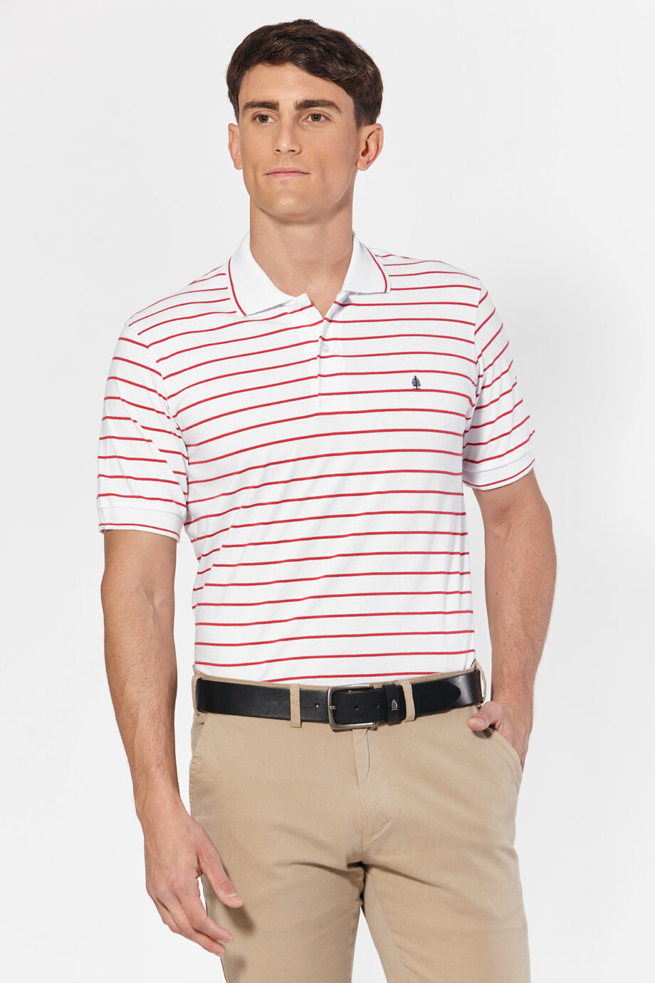 Polo rayada de jersey