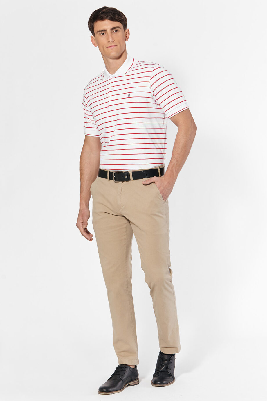 Polo rayada de jersey