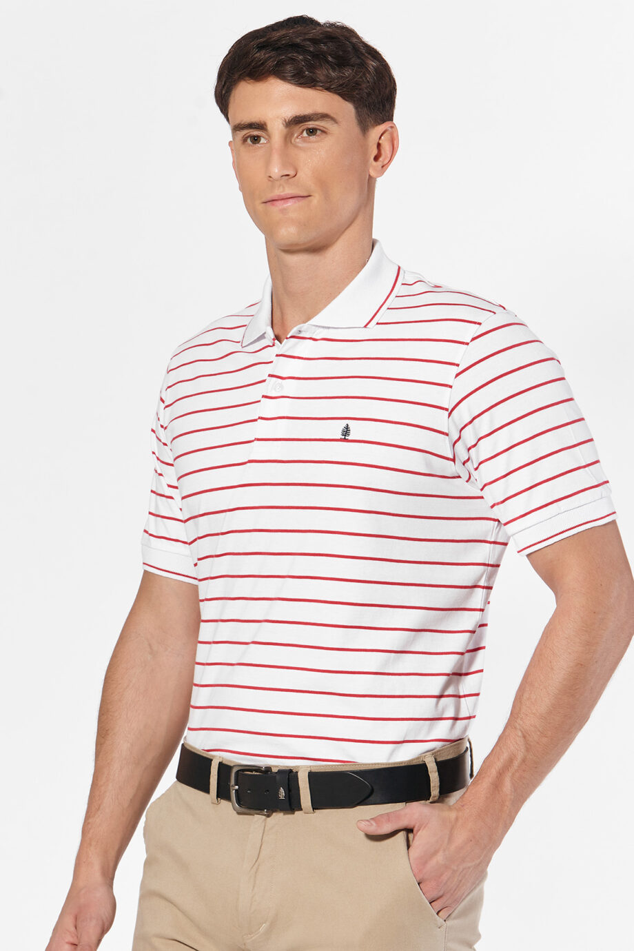 Polo rayada de jersey