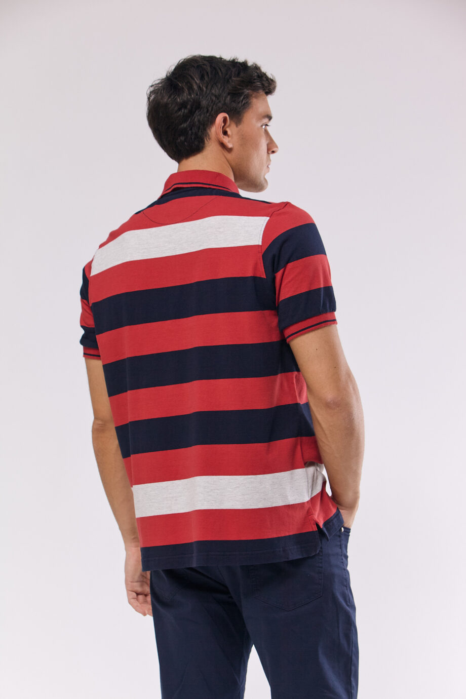 Polo rayada de jersey