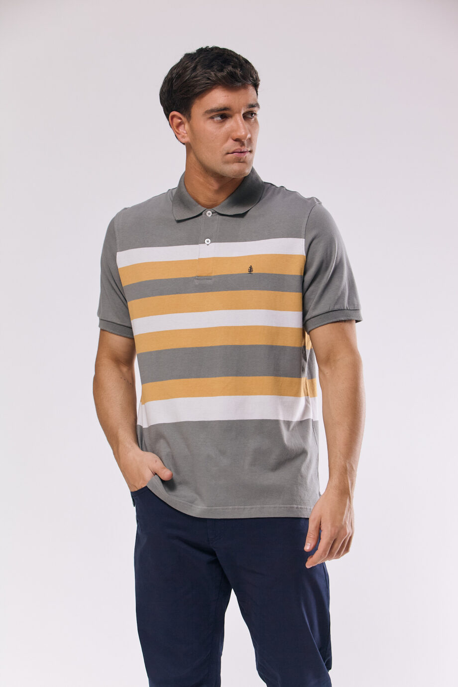 Polo rayada de jersey