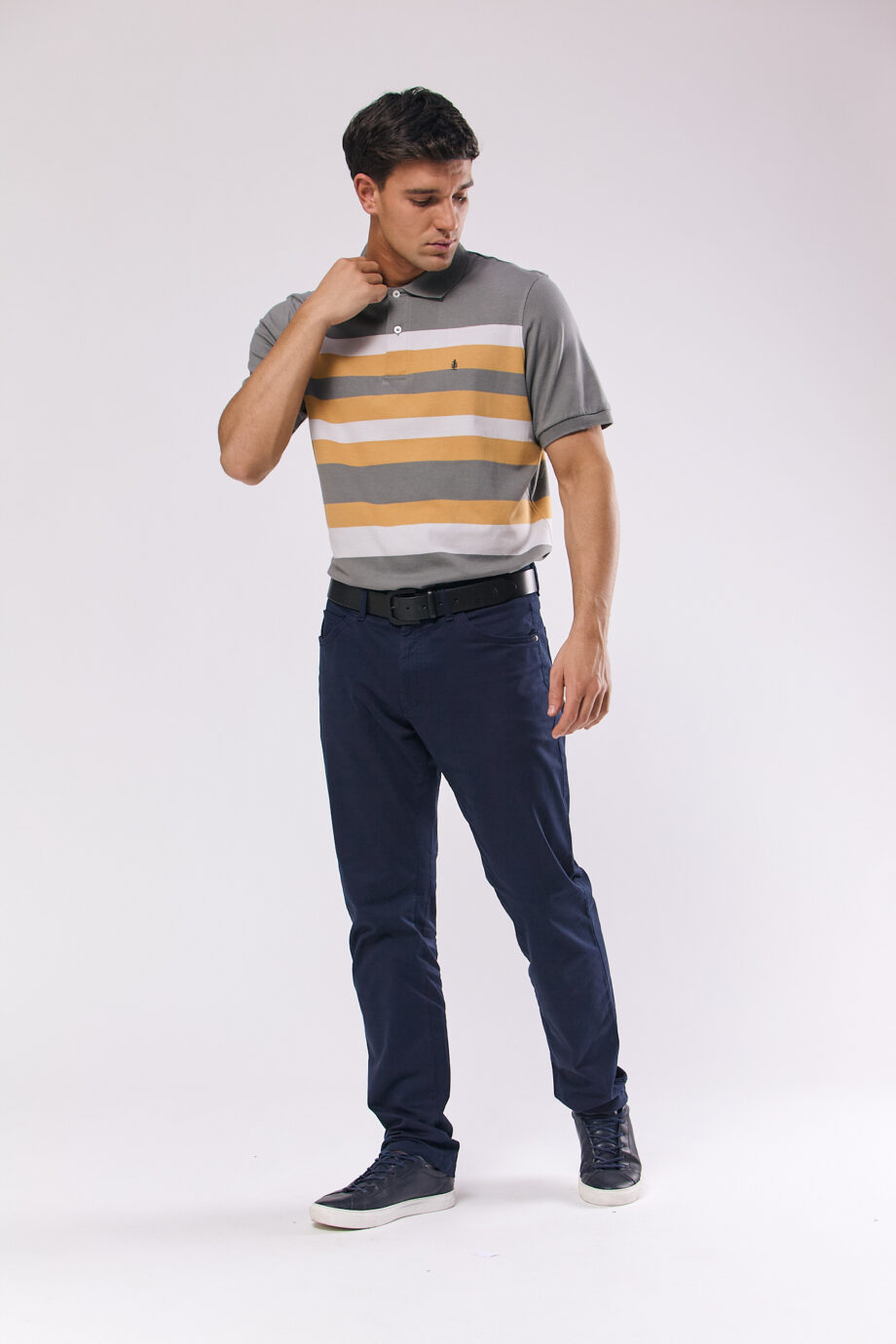 Polo rayada de jersey