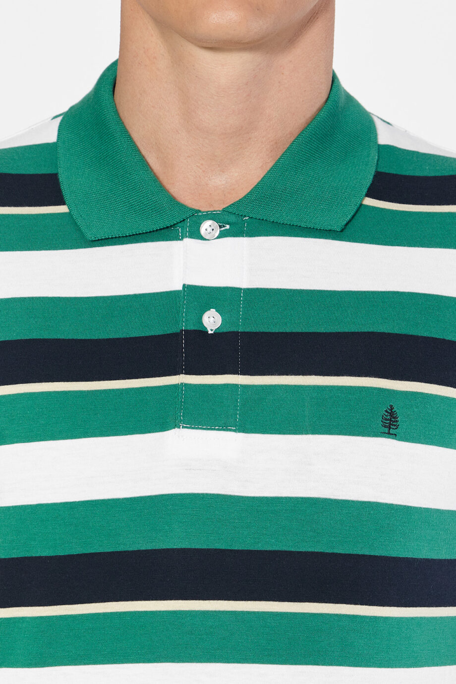 Polo rayada de jersey