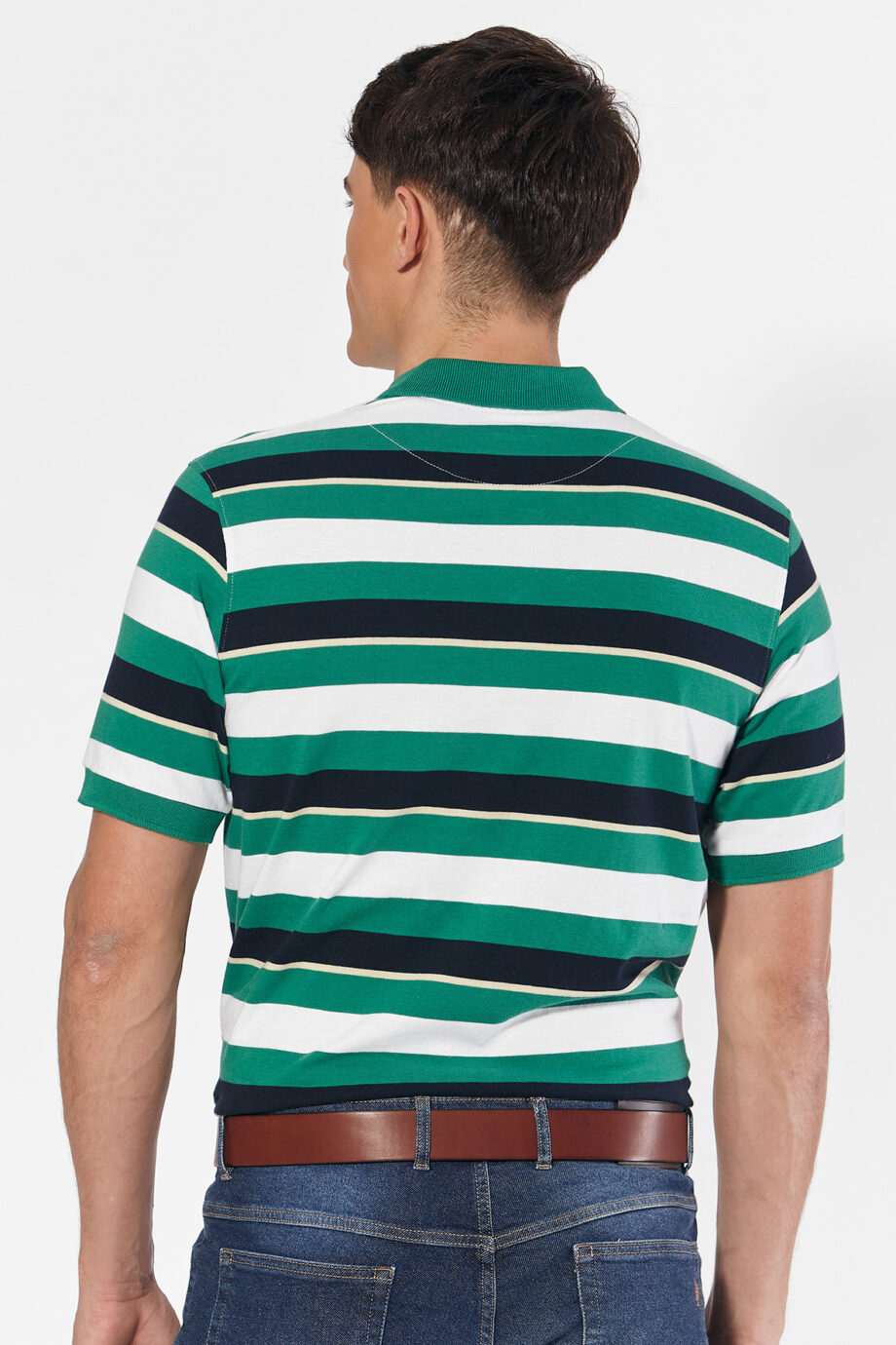 Polo rayada de jersey