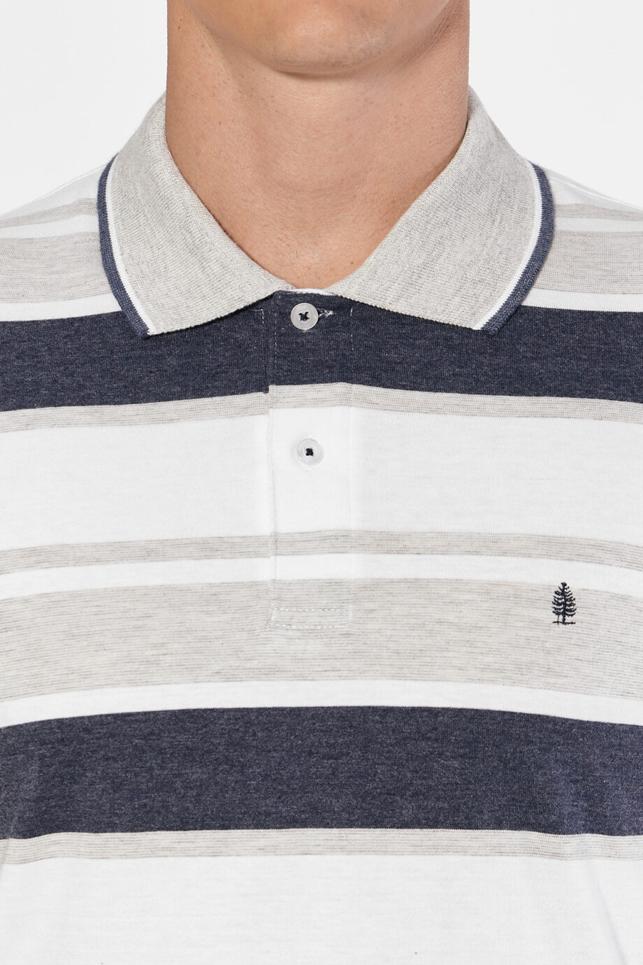Polo rayada de jersey