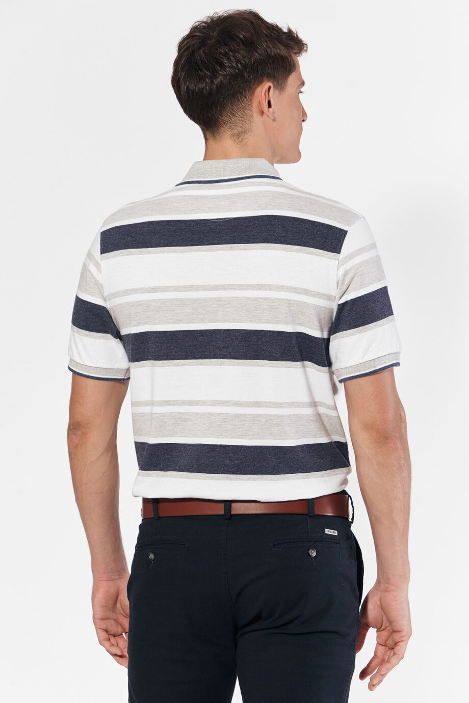 Polo rayada de jersey