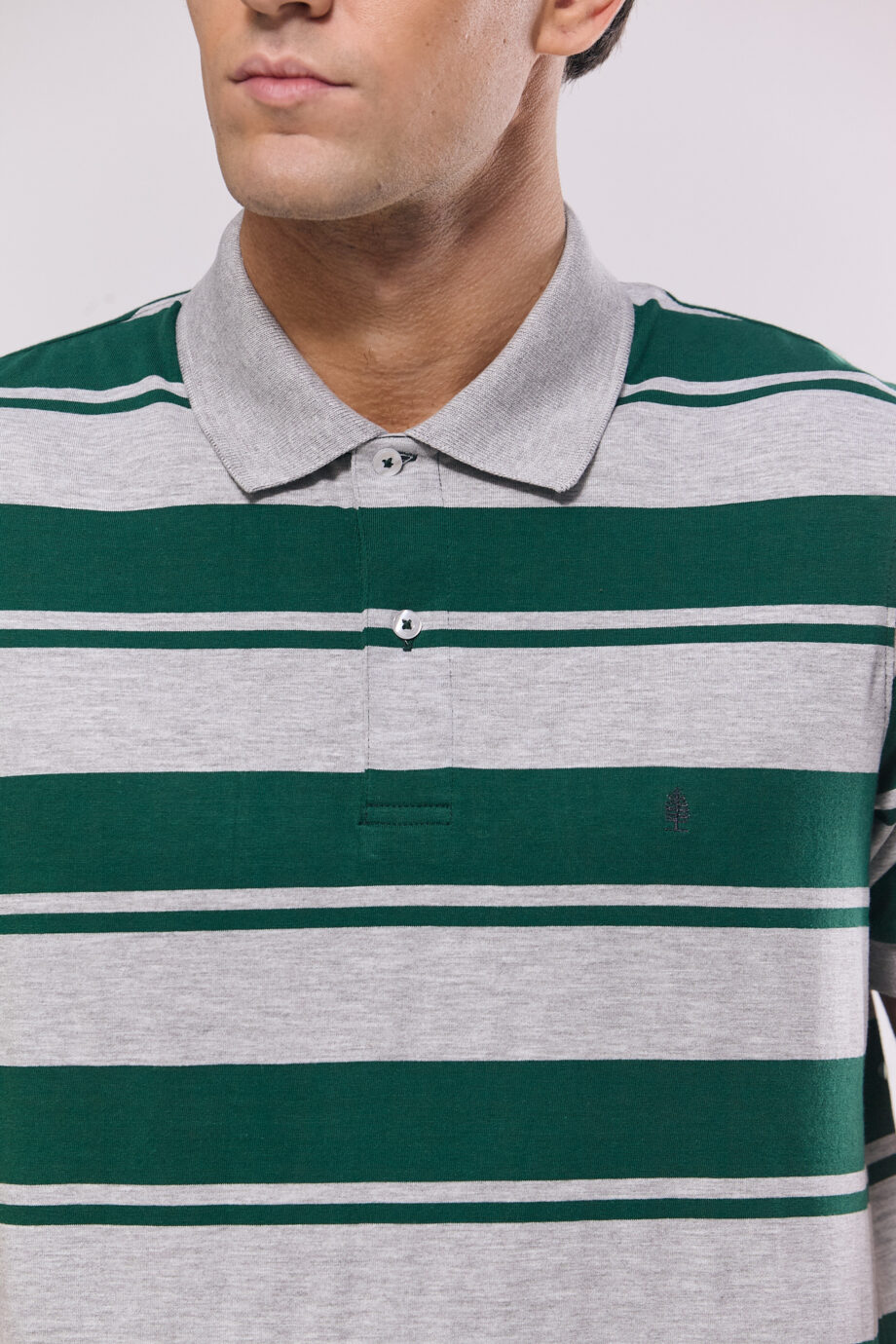 Polo rayada de jersey