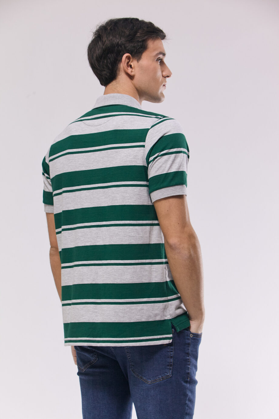 Polo rayada de jersey