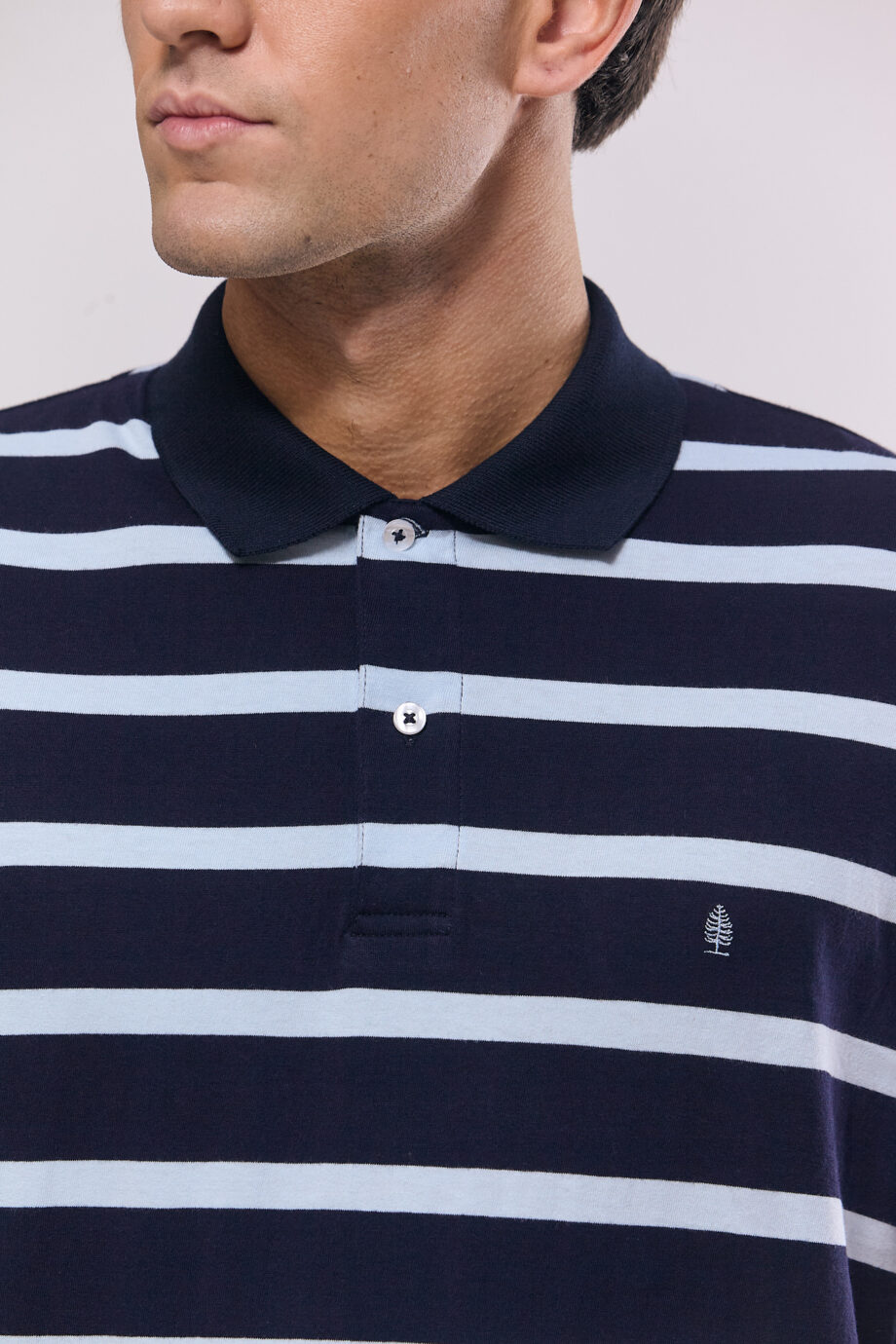 Polo rayada de jersey