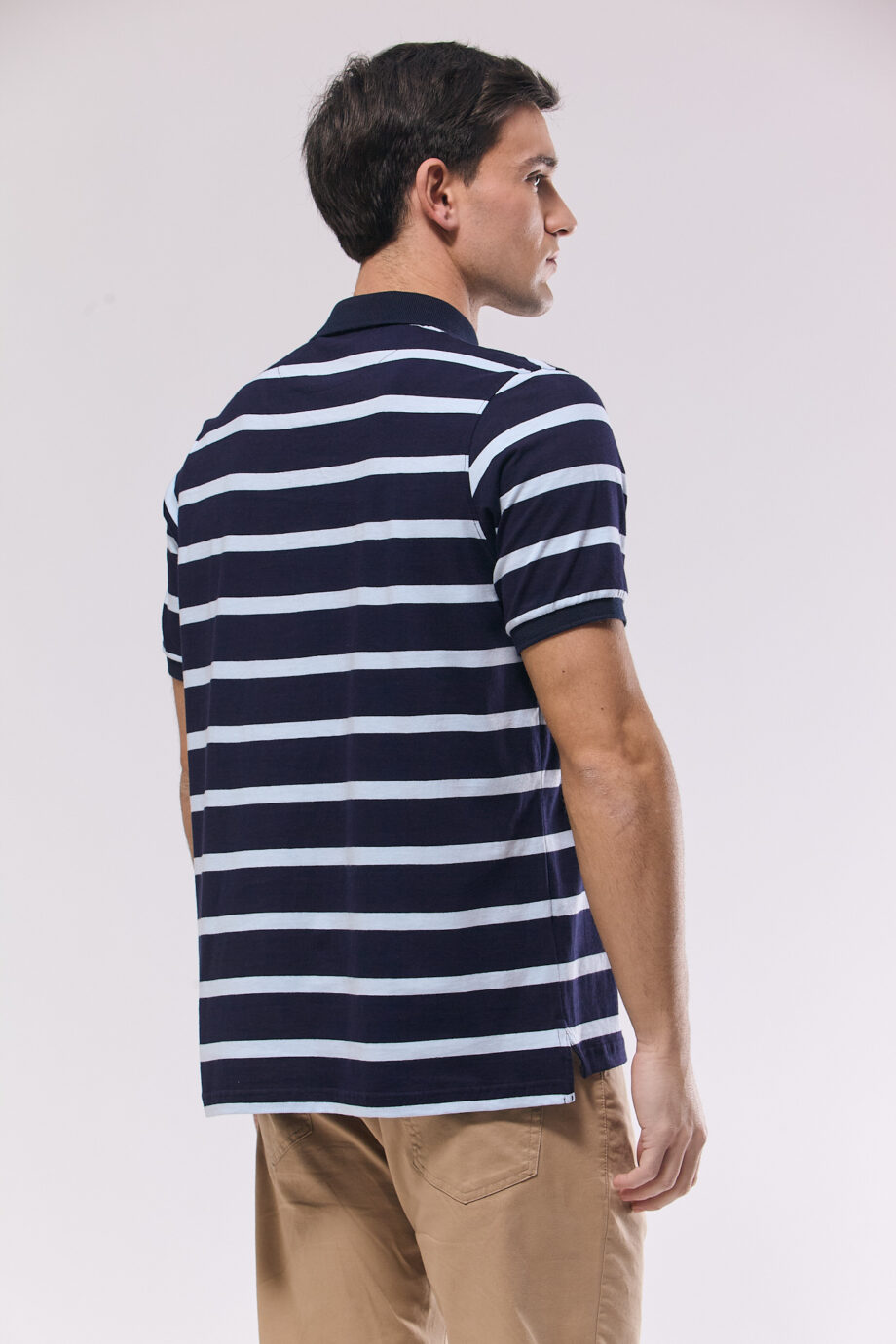 Polo rayada de jersey