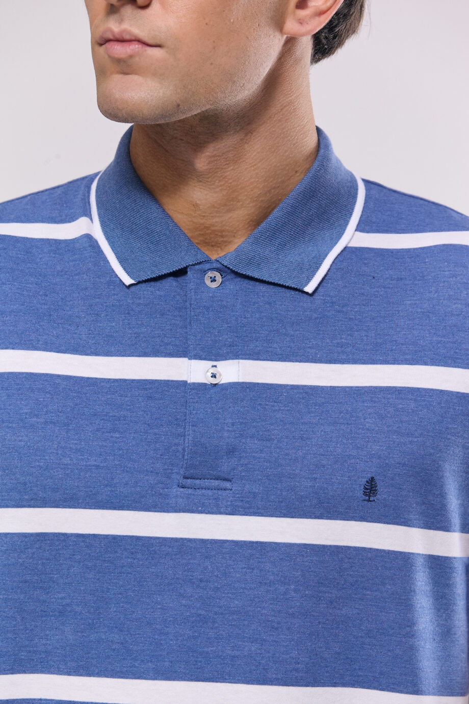 Polo rayada de jersey