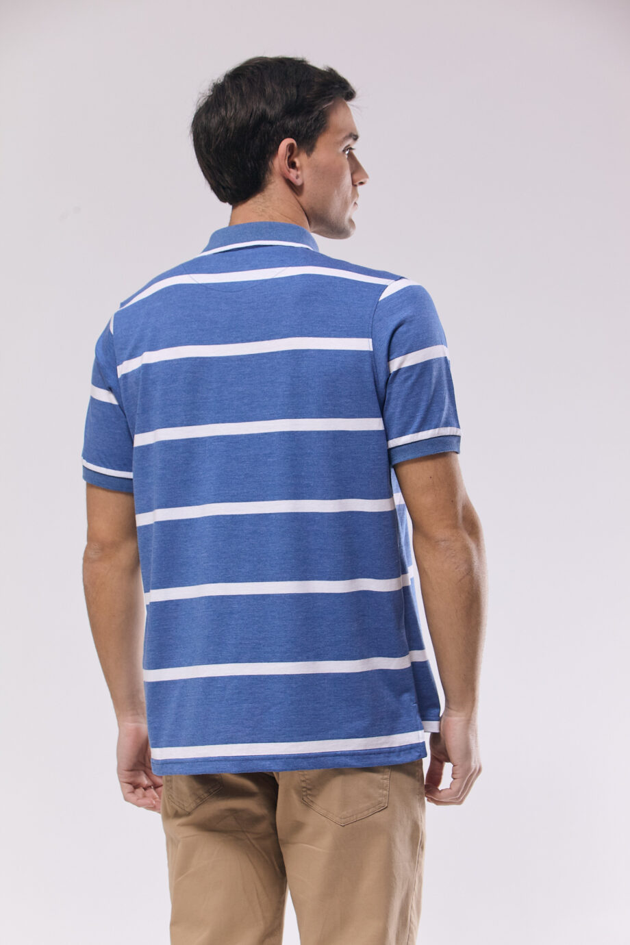 Polo rayada de jersey