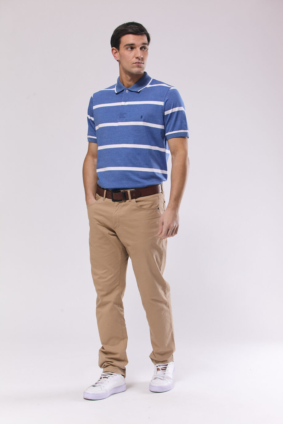 Polo rayada de jersey