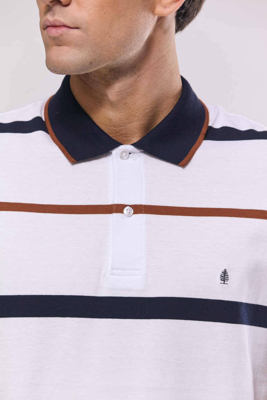 Polo rayada de jersey