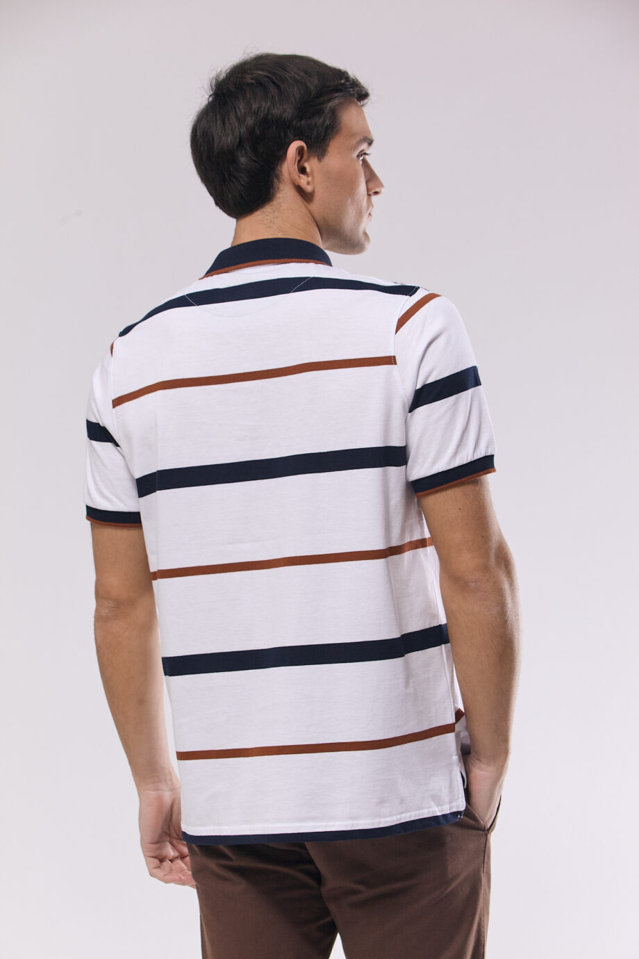 Polo rayada de jersey