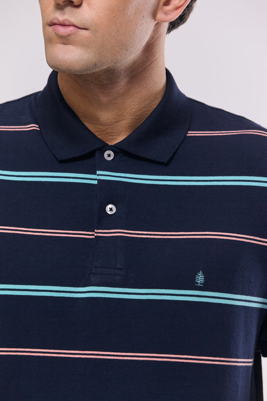 Polo rayada de jersey