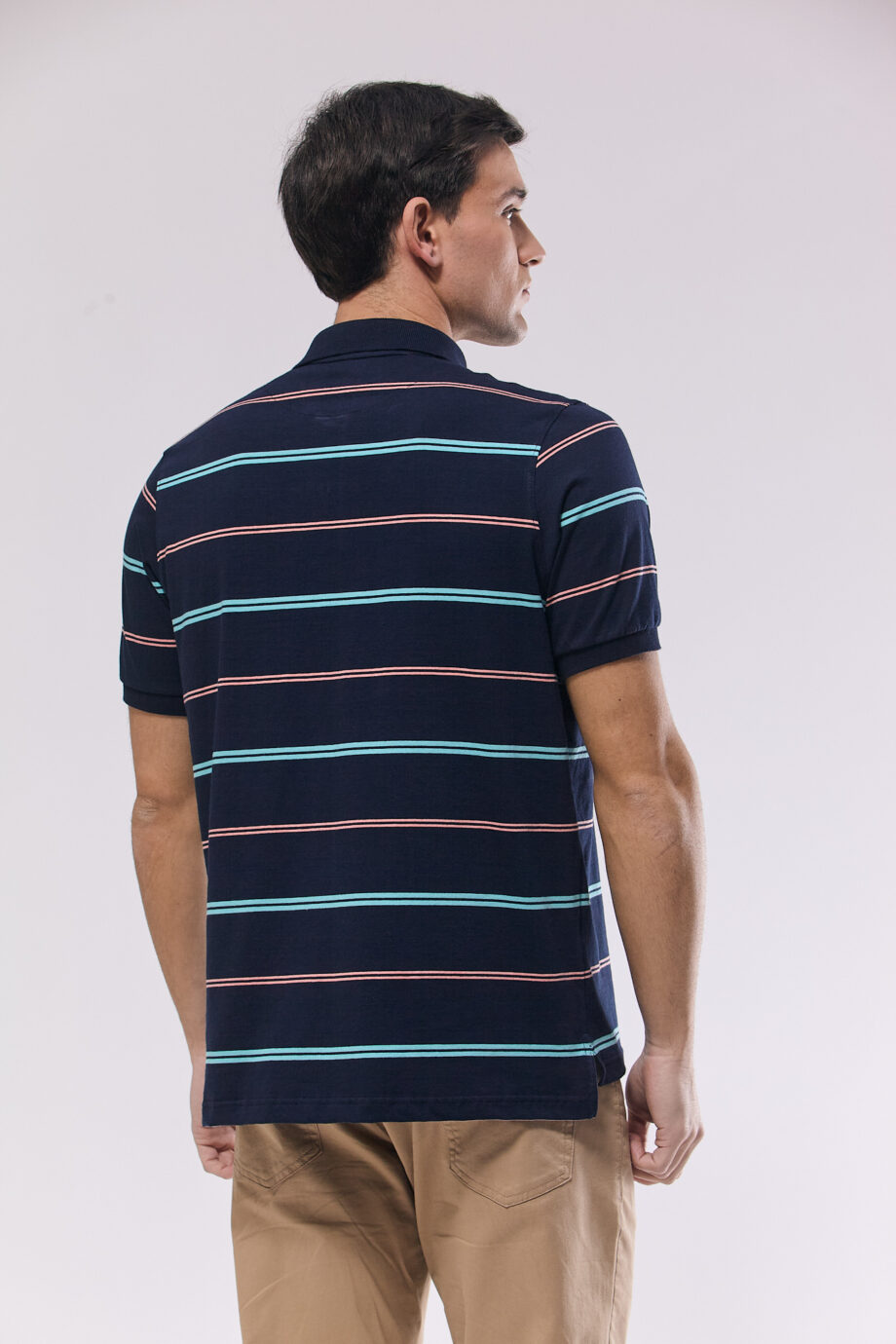 Polo rayada de jersey
